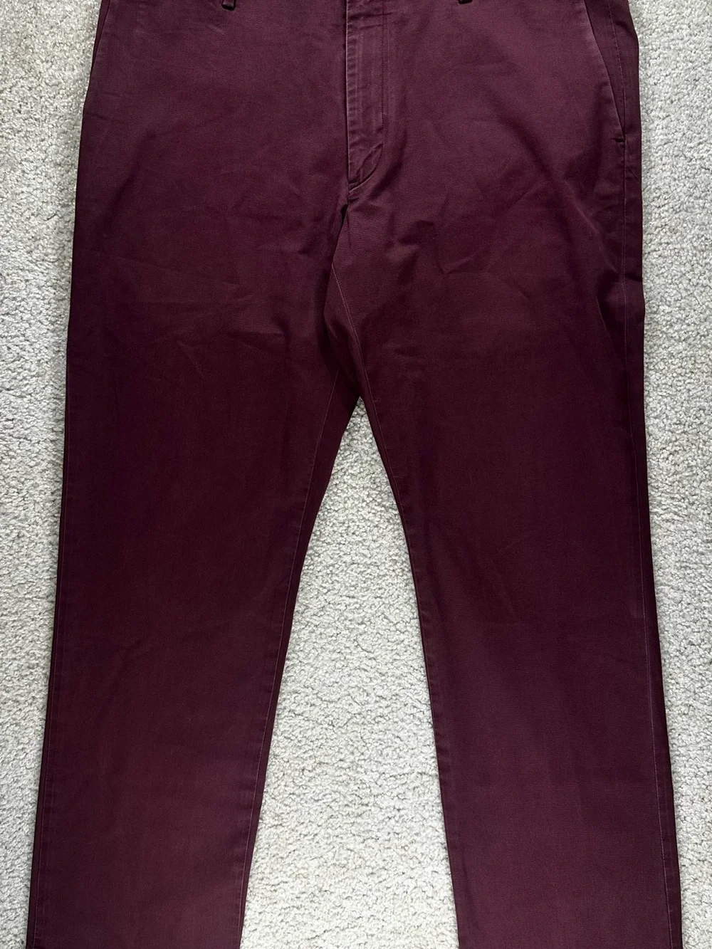Polo by Ralph Lauren Men's Chino Pants in Deep Burgundy